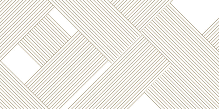 Modern geometric seamless backdrop with gold parallel stripes. Luxury linear pattern wallpaper for premium brand identity cover and vector template.