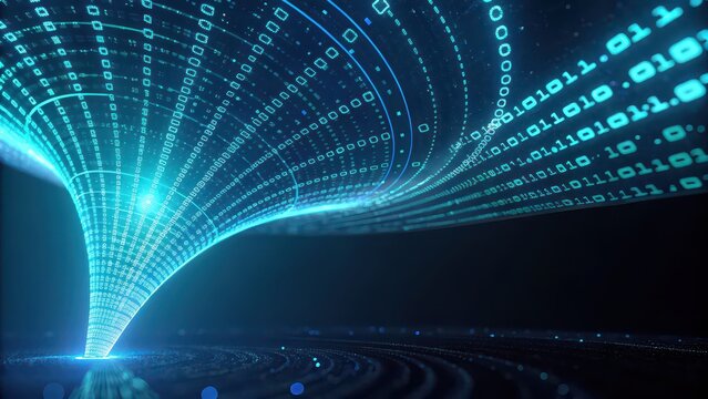 Binary code data stream tunnel