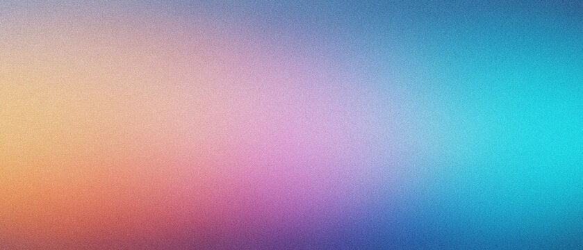 Soft gradient background with warm orange transitioning to cool blue and purple hues