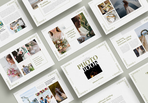 Wedding Photo Book Landscape Layout
