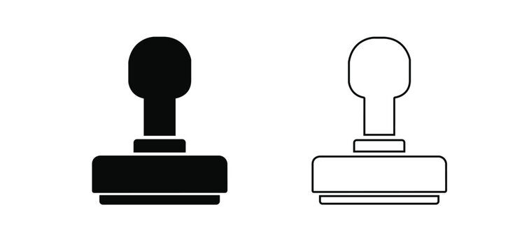 Set of Stamp icon, Stamp Vector Collection