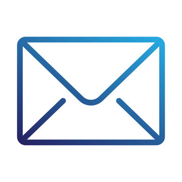 Classic mail envelope icon for email message communication.