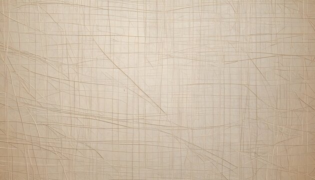 Textura beige de tela o papel con l&iacute;neas finas y superficie neutra para fondo minimalista