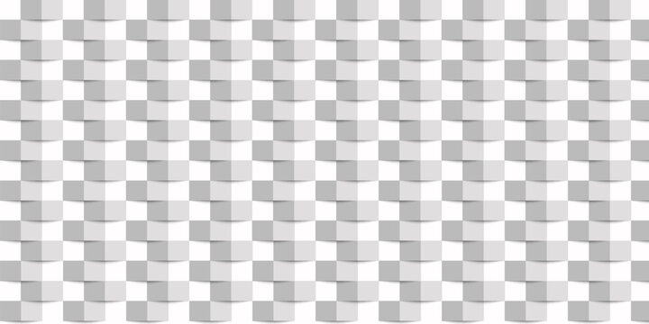 Seamless abstract geometric pattern with repeating 3D cube shapes in grayscale tones. Clean and modern minimal background with soft shadows, ideal for wallpaper, web design, packaging, branding, and 
