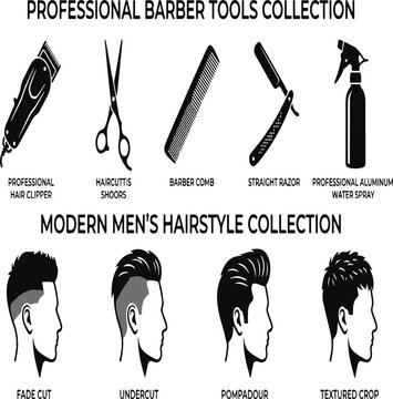 2

Classic pompadour hairstyle man, elegant hair volume, black silhouette vector illustration, clean editable paths
