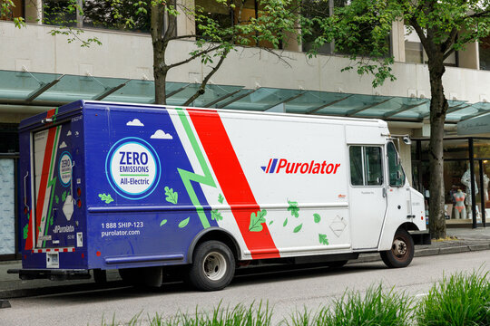 Purolator Zero Emissions all-electric delivery van