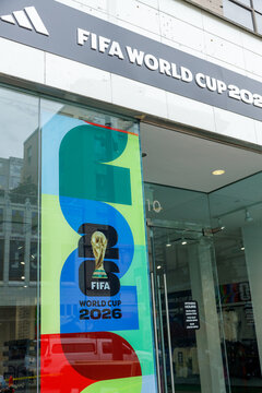 FIFA World Cup 2026 Store window decal vertical view