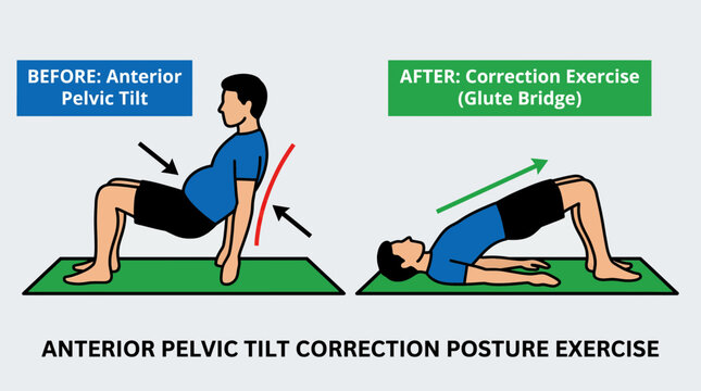 Anterior Pelvic Tilt Correction Posture Exercise