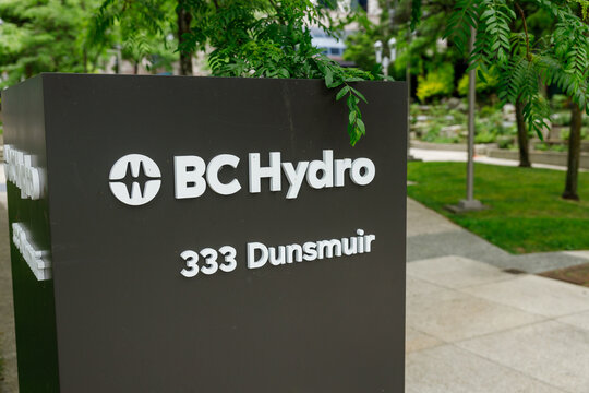 BC Hydro 333 Dunsmuir three quarter monolith closeup