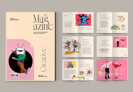 Fashion Magazine Layout