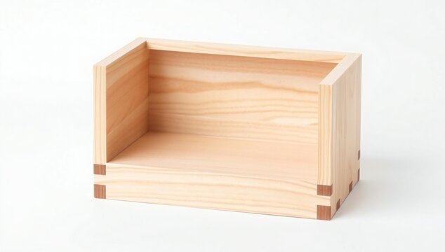 Handcrafted wooden storage box