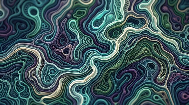 Organic Turing Pattern Inspired by Natural Morphogenesis