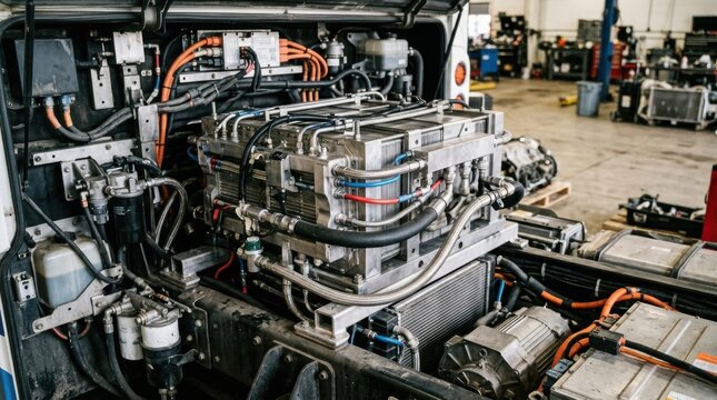 Detailed View of Fuel Cell Technology in Industrial Vehicle Setting