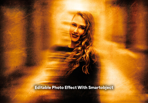 Dreamy Golden Portrait Effect