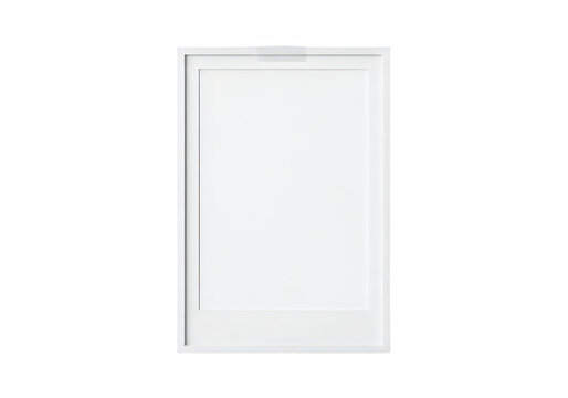 White plastic light panel ceiling fixture rectangular shape transparent background