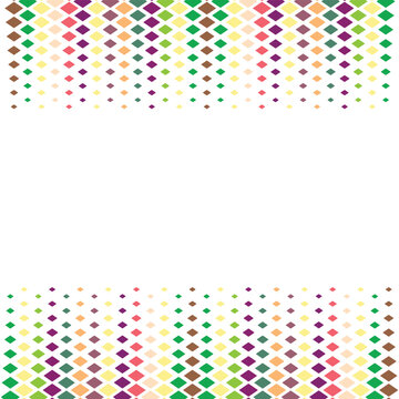  Halftone simple abstract multie colour geometric dot and square pattern brochure background template - vector graphic design