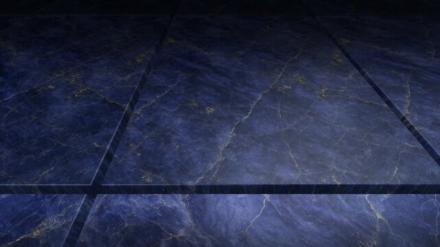 Mesmerizing movement over natural Tanzanite tiles with mineral deposits displaying the deep trichroic violet blue and purple hues of the rare gemstone