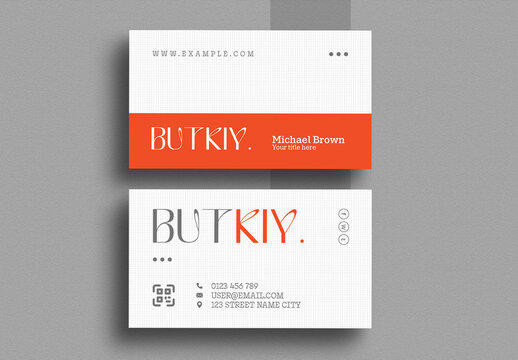 Business Card Layout
