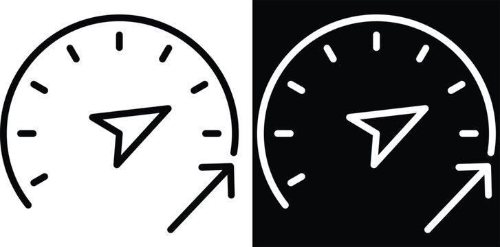 optimize Two-tone version in black and white background