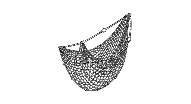 Fishing net closeup mesh texture.
