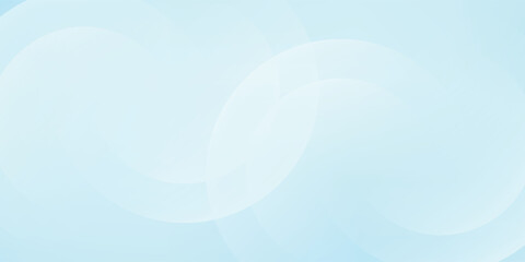 Naklejka premium Soft Pastel Cyan Geometric Wave Dynamic Curve Vector Template