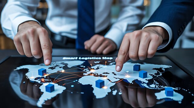 Global supply chain analytics and logistics management strategy