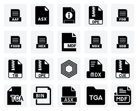 Digital File Glyphs For Media Playlists, Database Management, And System Backups For It And Media Professionals