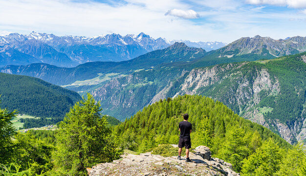 Lago di Lod e Chamois in Valtournenche, Valle d'Aosta