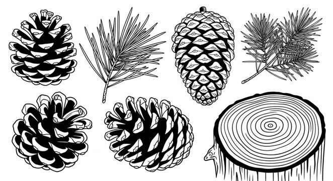 pine cones