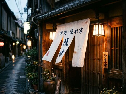 レトロな街の味処
