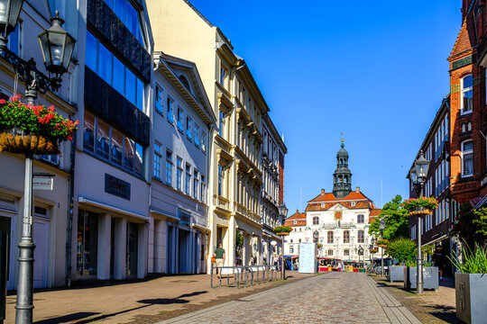 Lueneburg, Germany - May 30: historic buildings at the famous old town of Lueneburg (L&uuml;neburg) on May 30, 2026