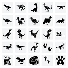 Famous Dinosaurs From The Jurassic And Cretaceous Periods – Illustrations For Science, History, And Educational Content. © Arju
