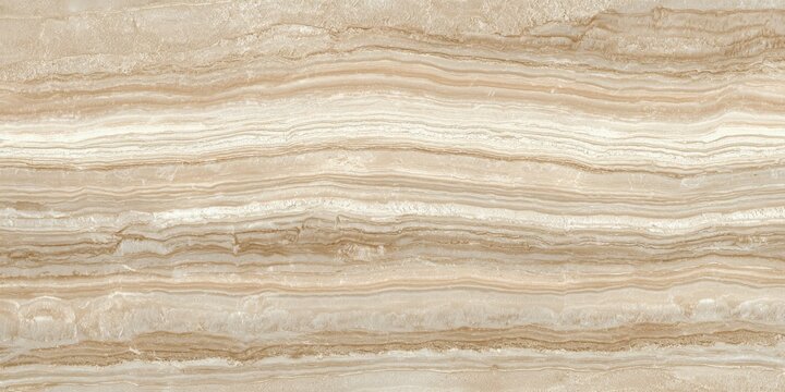 Swirling light brown and cream horizontal bands create a natural stone texture