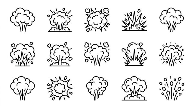 Various Explosion and Impact Effects with Trees