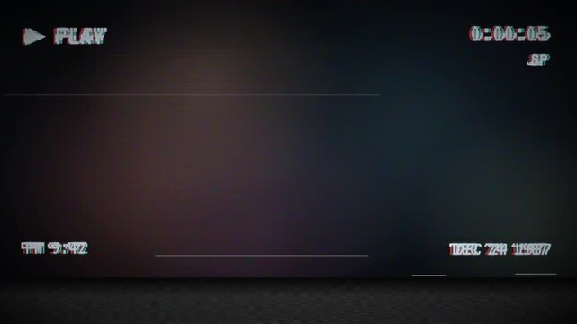 Analog CRT TV Turn On and Turn Off Screen Glitch Effect