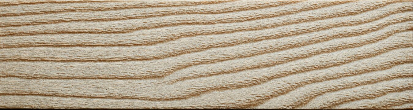Close-up of light wood grain texture with visible parallel lines