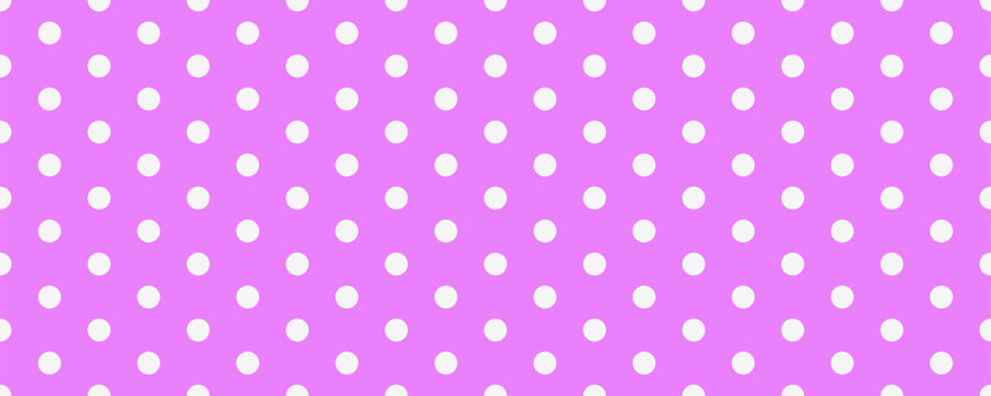 Small polka dot seamless pattern background. pink and white dot texture. vector illustration