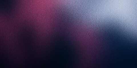 Fototapeta premium Grainy texture gradient background with purple and blue hues