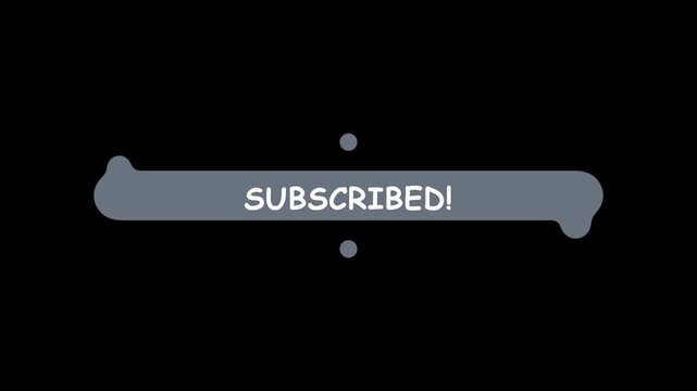 Subscribe Liquid CTA Button UI Tech Interface Animation