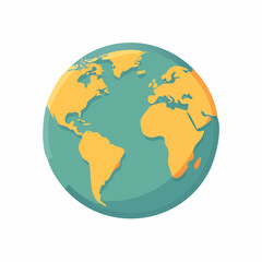 Obraz premium Stylized Globe Illustration
