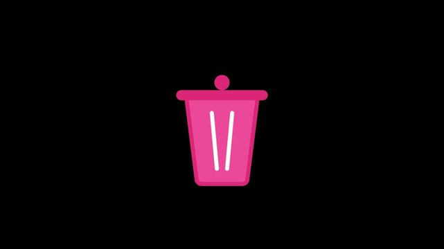 Heart Delete Tech UI System Remove Like Animation
