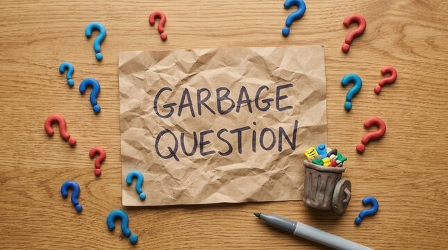 Concept of garbage question management for optimizing response efficiency