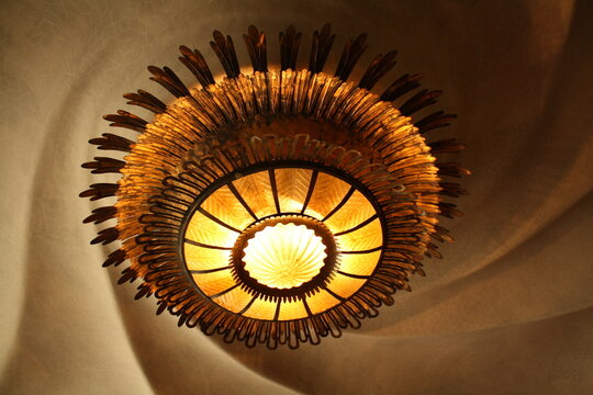 Elegant Decorative Ceiling Lamp with Warm Light