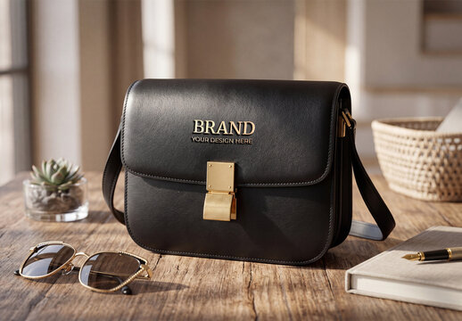 Leather Bag Mockup