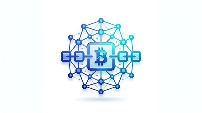 Bitcoin Cryptocurrency Digital Network.
