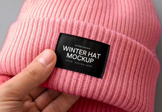 Blank Beanie Mockup