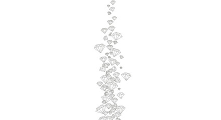 Fototapeta premium Abstract Diamond Stream