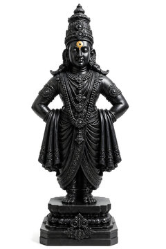 3d AI Generated of Ashadi Ekadashi festival of Lord Vitthal, Panduranga from Pandharpur, Maharashtra, India. Happy Ashadi Ekadashi