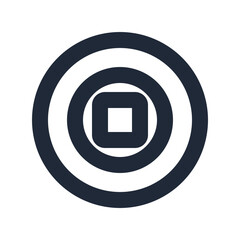 Maki roll line icon, japanese food outline symbol © LuckyStride