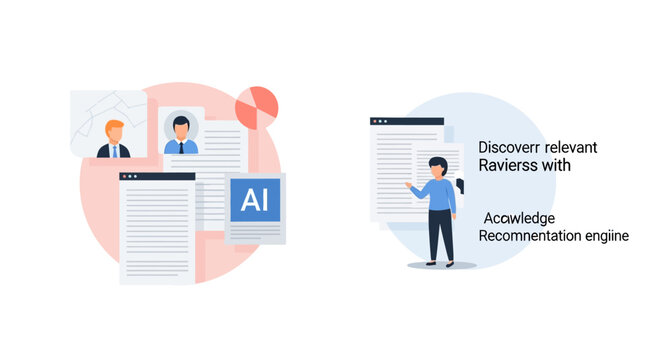 AI-powered knowledge recommendation engine for efficient research and discovery